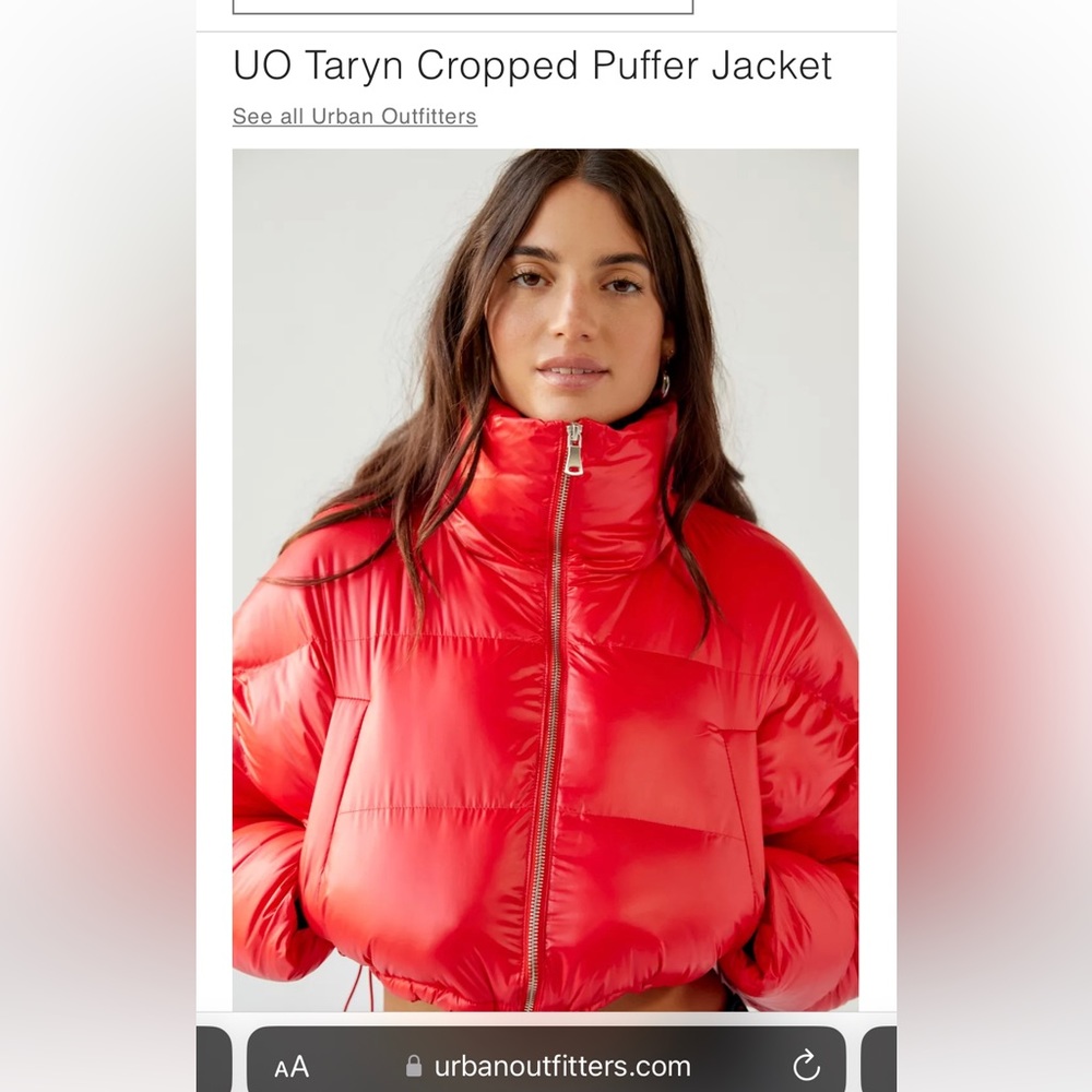 UO Taryn Cropped Puffer Jacket